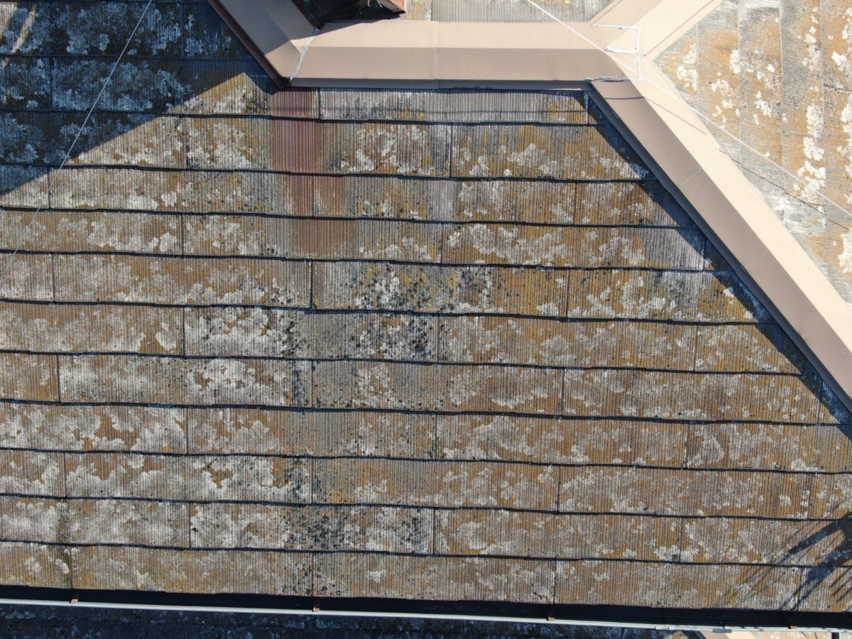 【和歌山市】　D様邸<br>『グレーの外壁にダークグレーの屋根が重厚感溢れる素敵な仕上がりに…✧₊°』ウルトラTOP、インテグラルコート塗布7
